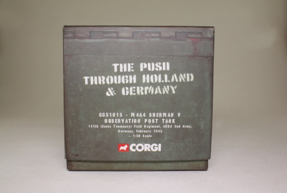 CORGI M4A3 SHERMAN TANK OBSERVATION POST TANK 1945